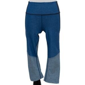 Outdoor Voices Tri Tone Kneecap Cropped Active Leggings Size XS